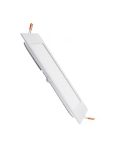 Downlight LED 6W empotrar aro blanco cuadrado