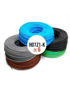 Rollo 100mtrs 6 mm. Cable Flexible Libre de Halogeno