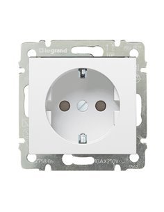 Base enchufe Schuko Legrand Valena 2p+TT L774421