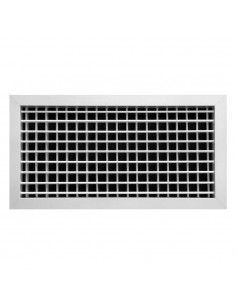 Rejillas Impulsión Blanca Lamas Horizontales y Verticales Moviles
