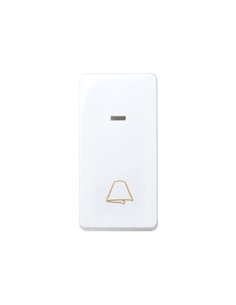 Pulsador Campana estrecho con luminoso Simon 27 PLAY 27160E