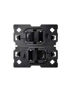 Conector RJ45 cat.6 UTP doble con adaptador Simon 100 10002544-039