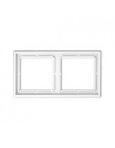 Marco 2 Elementos Blanco Jung LS 982 WW