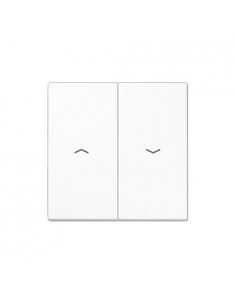 Tecla Doble Para Persianas Blanco Jung LS 995 P WW