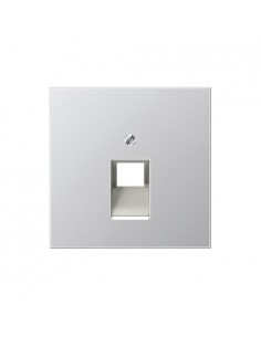 Tapa RJ11/RJ45 Aluminio Jung LS AL 2969-1 UA