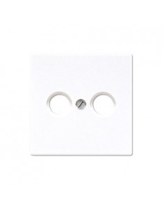 Tapa Antena TV Blanco Jung LS 990 TV WW