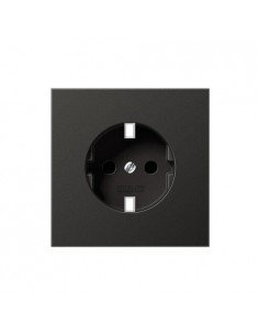 Tapa Base Schuko Antracita Jung LS 990 AL1520KIPLAN