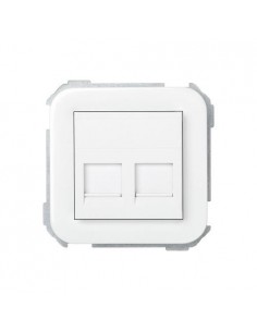 Tapa 2 Conectores RJ45 Blanco Simon 31 31089-60
