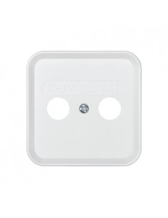 Placa Toma R-TV + SAT Blanco Simon 31 31097-60
