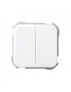 Doble Interruptor 10AX 250V Blanco Simon 31 31398-30
