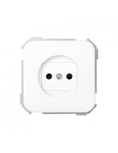 Base Enchufe Bipolar Sin Toma Tierra 16A Blanco Simon 31 31431-60