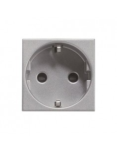 Base de enchufe  schuko NIESSEN ZENIT 2288 PL Plata