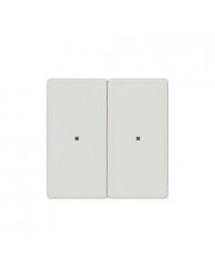 Tecla doble blanco polar con difusor Siemens Delta Miro, 5TG6270-1WH01