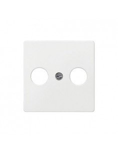 Tapa TV-FM blanco polar Siemens Delta Miro 5TG2561-0WH