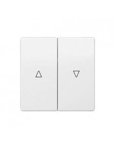 Tecla doble persiana blanco polar Siemens Delta Style, 5TG7276-5WH00