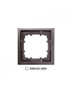 Marco 1 elemento chocolate Siemens Delta Style, 5TG1321-0CH