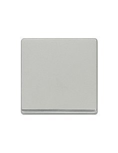 Tecla simple cromada aluminio metalizado Siemens Delta Miro 5TG6270-5CA00