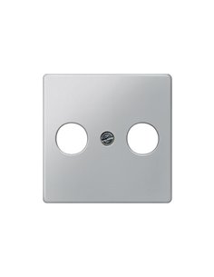 Tapa TV-FM aluminio metalizado Siemens Delta Miro 5TG1253