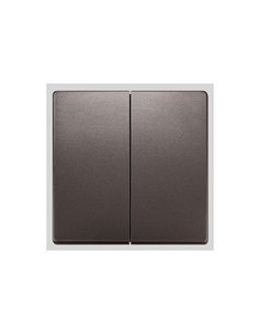 Tecla doble chocolate Siemens Delta Style, 5TG7270-1CH00