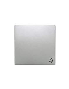 Tecla logo campana platino metalizado Siemens Delta Style, 5TG7270-5PM10