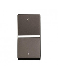 Conmutador NIESSEN ZENIT 2102 1 modulo-ANTRACITA