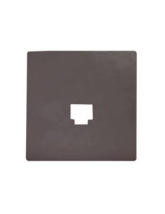 Tapa conector RJ45 chocolate Siemens Delta Style, 5TG2278-2CH01
