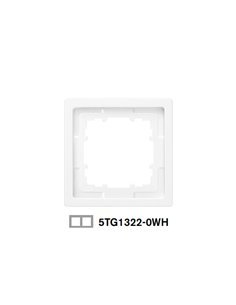 Marco 2 elementos blanco polar Siemens Delta Style, 5TG1322-0WH