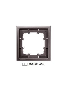 Marco 2 elementos  chocolate Siemens Delta Style, 5TG1322-0CH