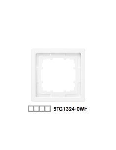 Marco 4 elementos blanco polar Siemens Delta Style, 5TG1324-0WH