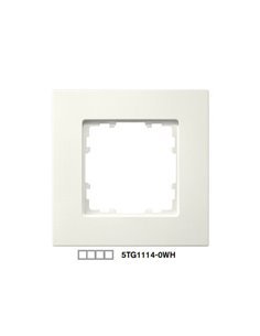 Marco 4 elementos blanco polar Siemens Delta Miro, 5TG1114-0WH