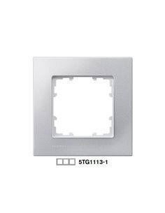 Marco 3 elementos aluminio metalizado Siemens Delta Miro, 5TG1113-1