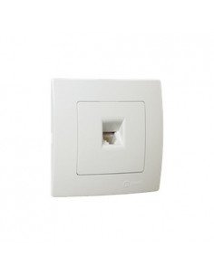 Tapa toma de Teléfono en blanco Lillium Natural 32001014