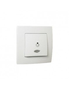 Pulsador luminoso blanco Lillium Natural 32001024