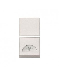 Pulsador NIESSEN ZENIT 2104.2 Luz-1 modulo blanco