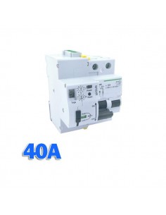 Diferencial Rearmable Superinmunizado programable 40A 2P 30mA Monofásico Clase A 10kA