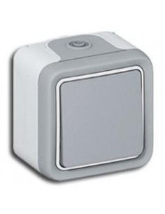 Pulsador estanco gris Legrand Plexo  069720
