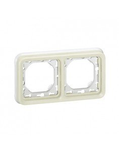 Marco Empotrar 2 Elementos Blanco Legrand Plexo 069694