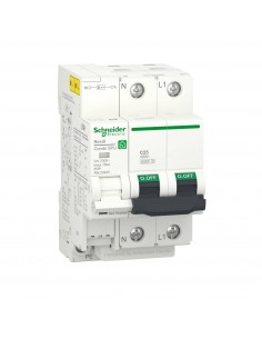 Protector de sobretensiones transitorias y permanentes Schneider R9L20625 Acti 9 Combi SPU 1P+N C 25A