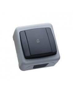 Pulsador con Símbolo Campana Superficie Makel IP55 36064150