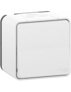 Conmutador Superficie IP55 monobloc Mureva Styl Blanco MUR39021