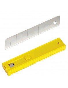 HOJA CUTTER PLUS 18 MM MAURER (ESTUCHE 10 PIEZAS)