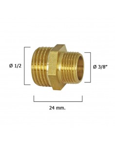 Machón  Redcd. Pulido 3/8 a 1/2