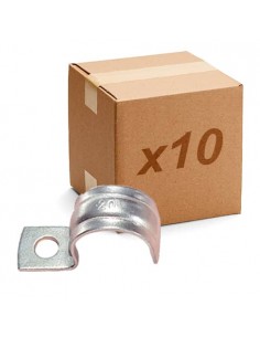 Pack 10u. Grapa Metálica 1 Pata 26 mm