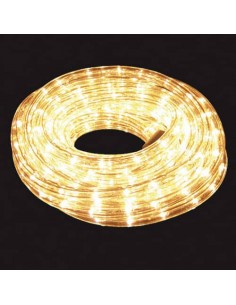Luces Navidad Tubo Luz Blanca Exterior Ip44 Rollo 10 Metros