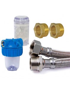 Pack Filtro AntiCal Polifosfato para Calentador Eléctrico