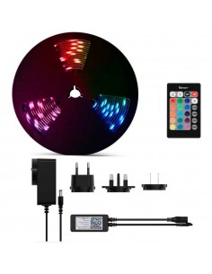Tira de LED RGB 5mtrs inteligente Sonoff L2 + controlador Wifi