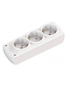 Regleta 3 tomas con interruptor sin Cable