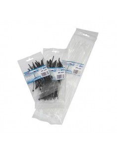 Bridas [25 ud] blancas 4.8x200mm BEMKO