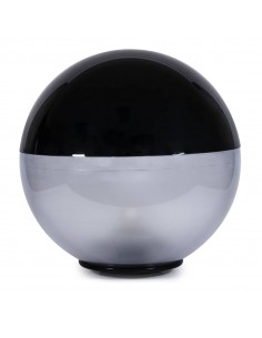 Bola farola Anticontaminación 45CM Negro-Translucido + base negra E-27