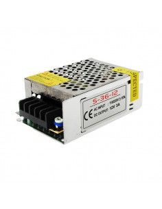 Fuente de alimentación para tiras LED 35W 12VDC